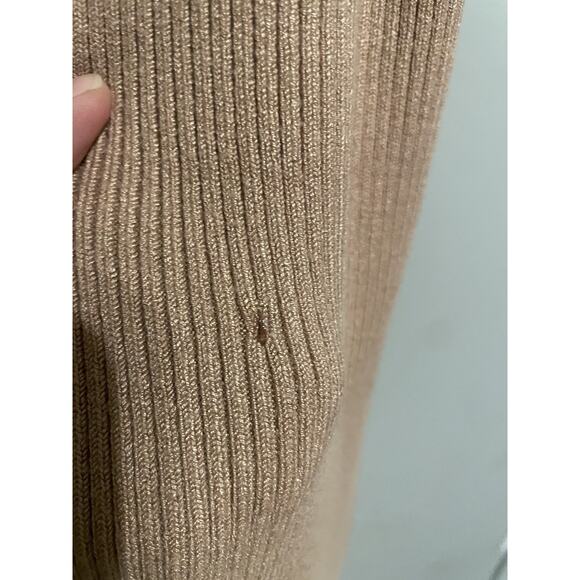self portrait Beige/ Tan knit dress Size Large . - Picture 3 of 8